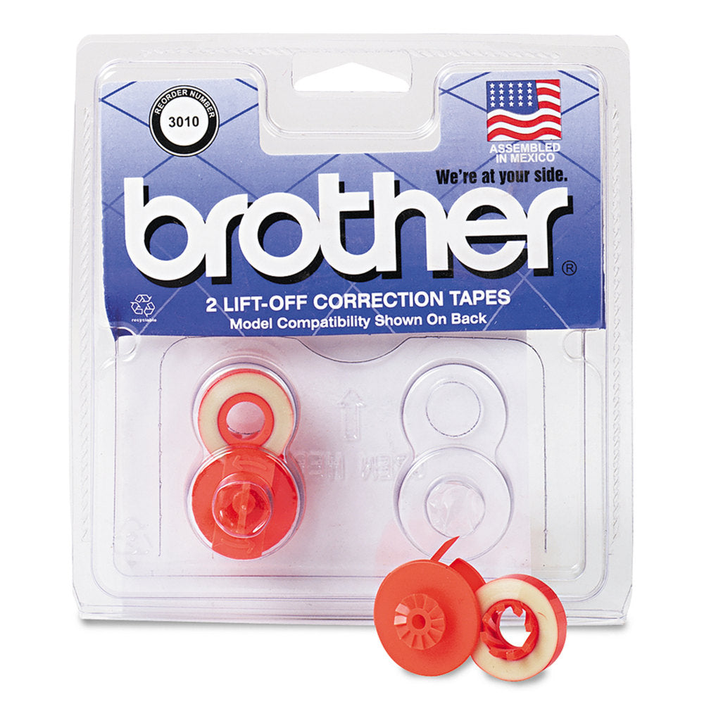 Brother 3010 Lift-Off Tapes, Pack Of 2