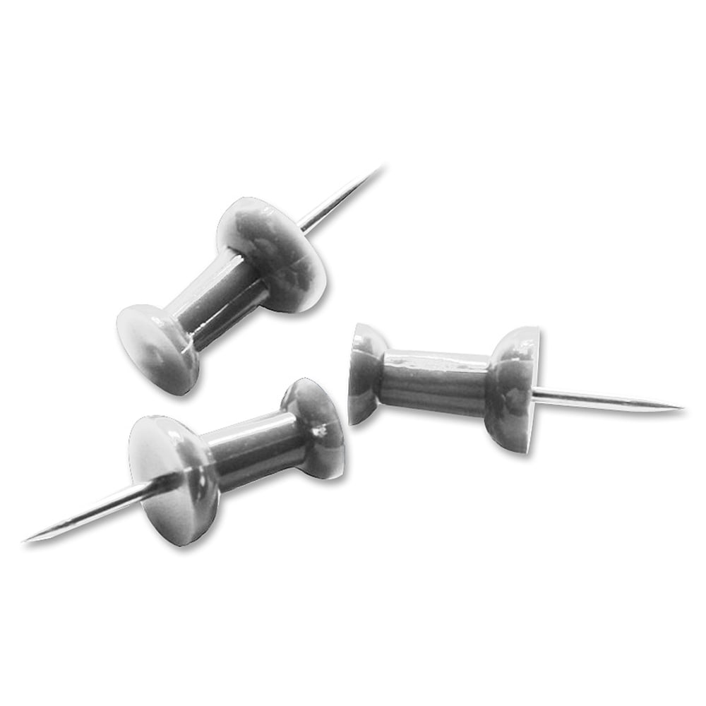 Office Depot Brand Pushpins, Standard, 9/10in, Silver, Pack Of 25