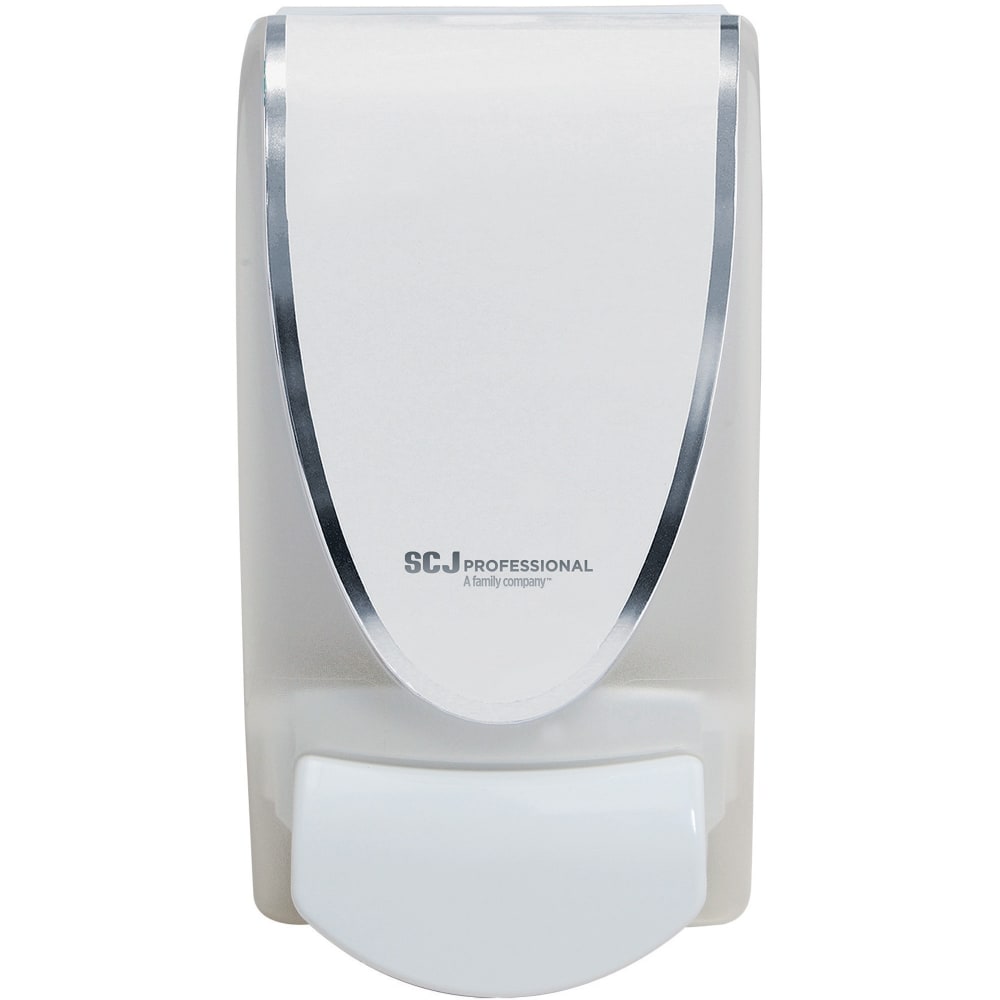 SC Johnson Manual Soap Dispenser - Manual - 1.06 quart Capacity - Durable, Antimicrobial, Anti-bacterial - White - 1Each
