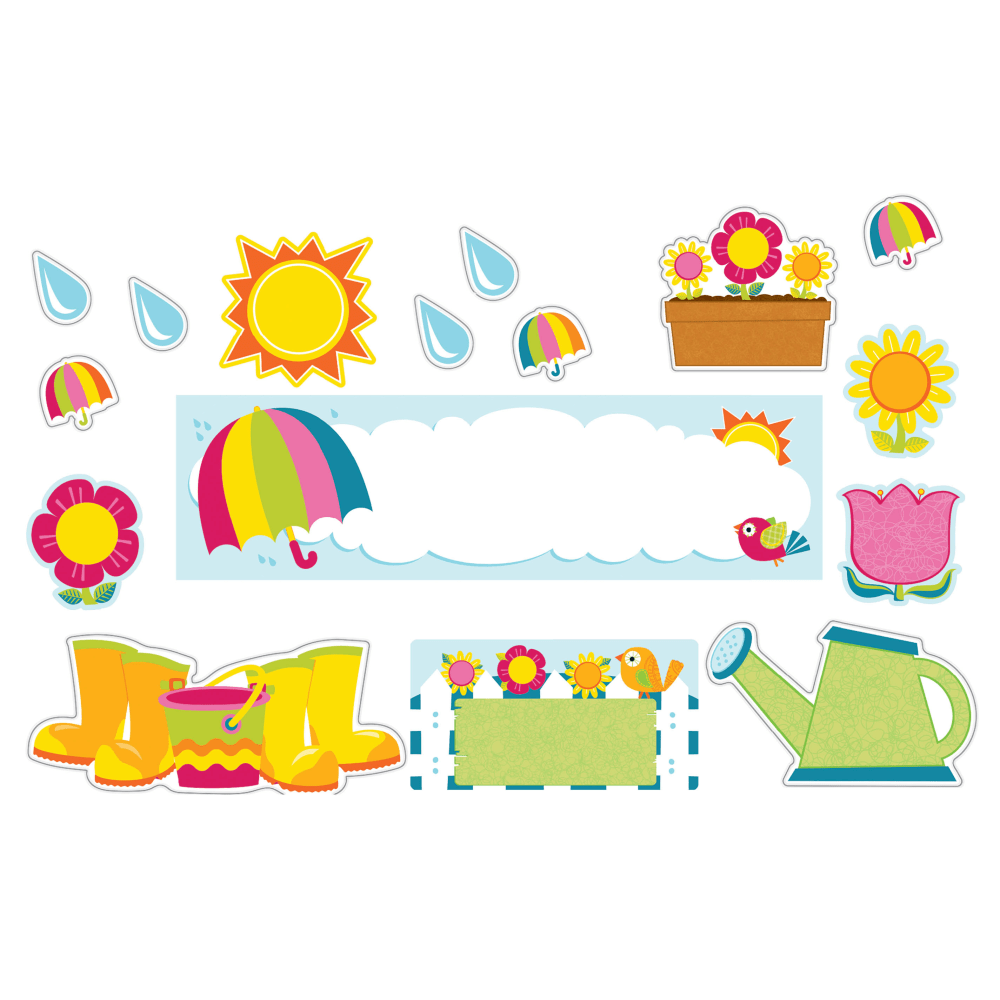 Carson-Dellosa Spring Mini Bulletin Board Set, Multicolor, Grades K-5