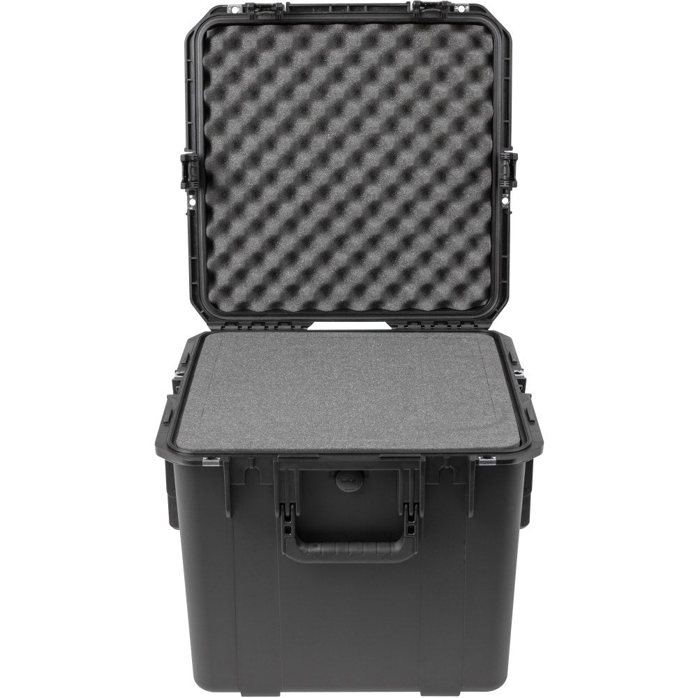 SKB Cases iSeries Protective Case With Cubed Foam Pull-And-Pluck, 17inH x 17inW x 15-3/4inD, Black