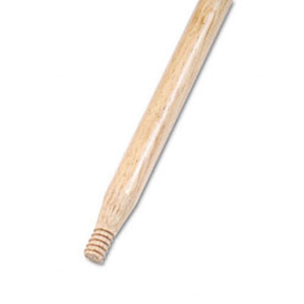 Proline Heavy-Duty Threaded-End Broom Handle, 1 1/8in Diameter, 60in Length