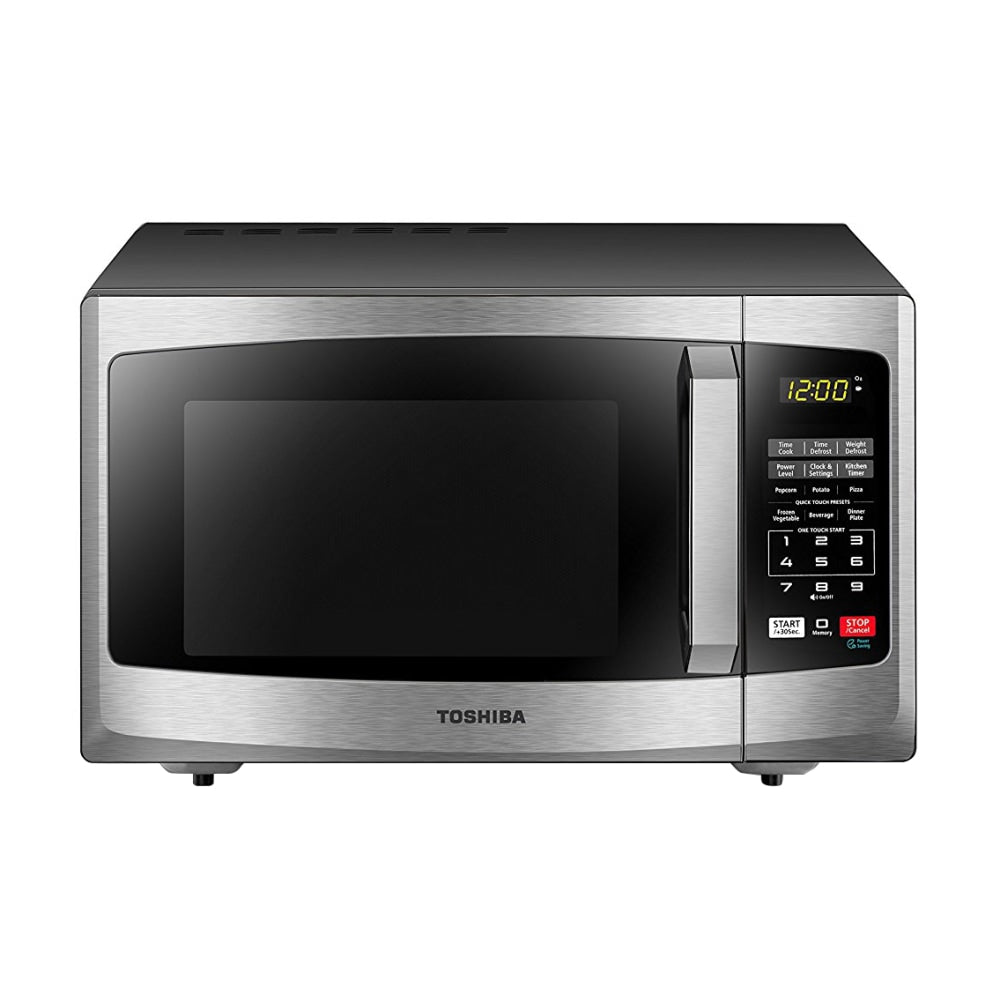 Toshiba 0.9 Cu. Ft. Countertop Microwave, Stainless Steel