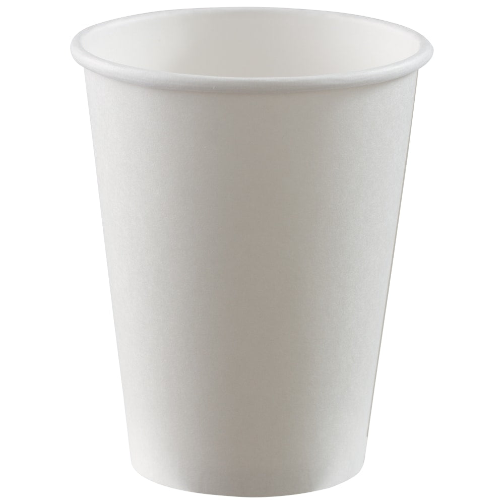 Amscan Paper Cups, 12 Oz, Frosty White, Pack Of 50 Cups, Case Of 3 Packs