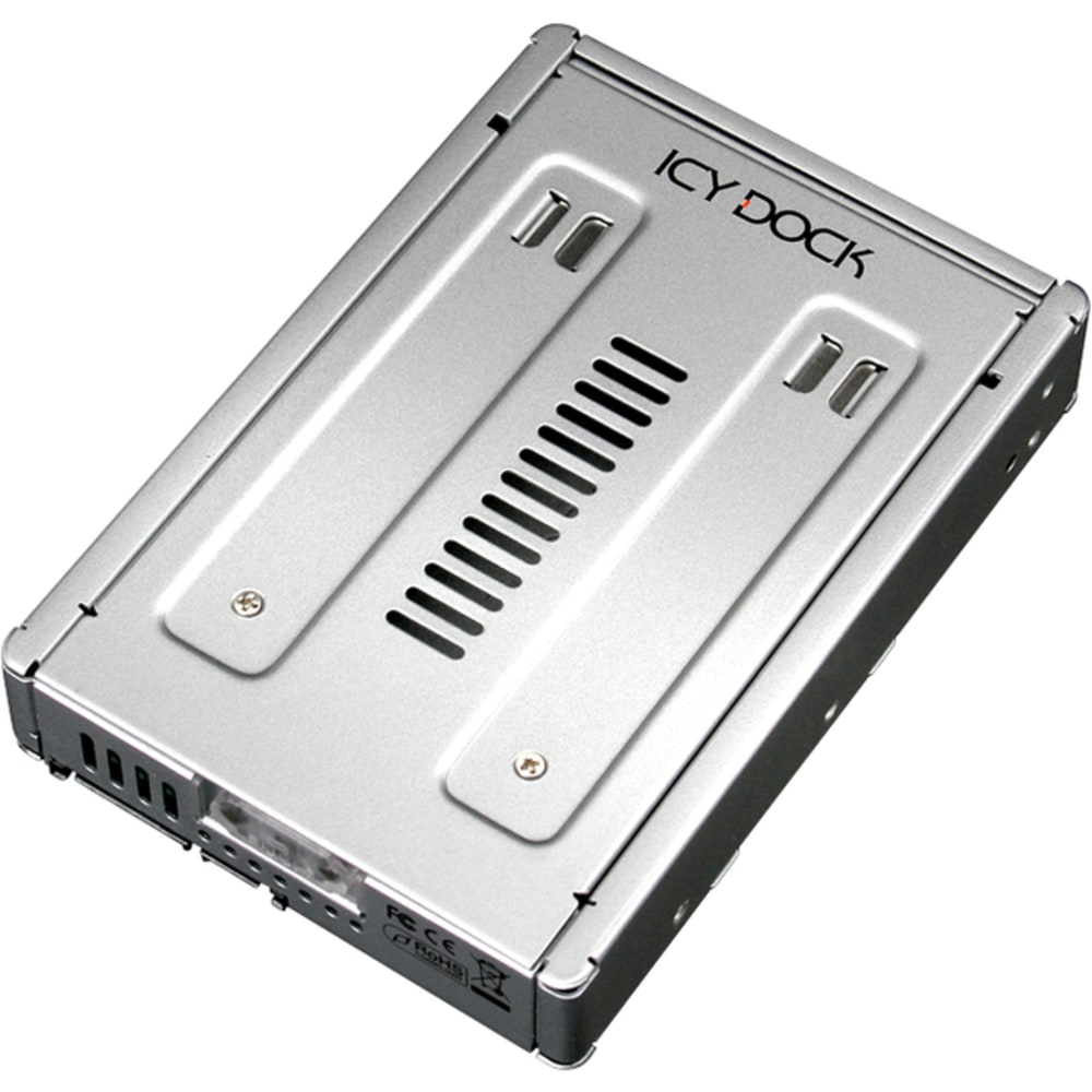 Icy Dock MB982SP-1s Drive Enclosure Internal - Silver - 1 x Total Bay - 1 x 3.5in Bay