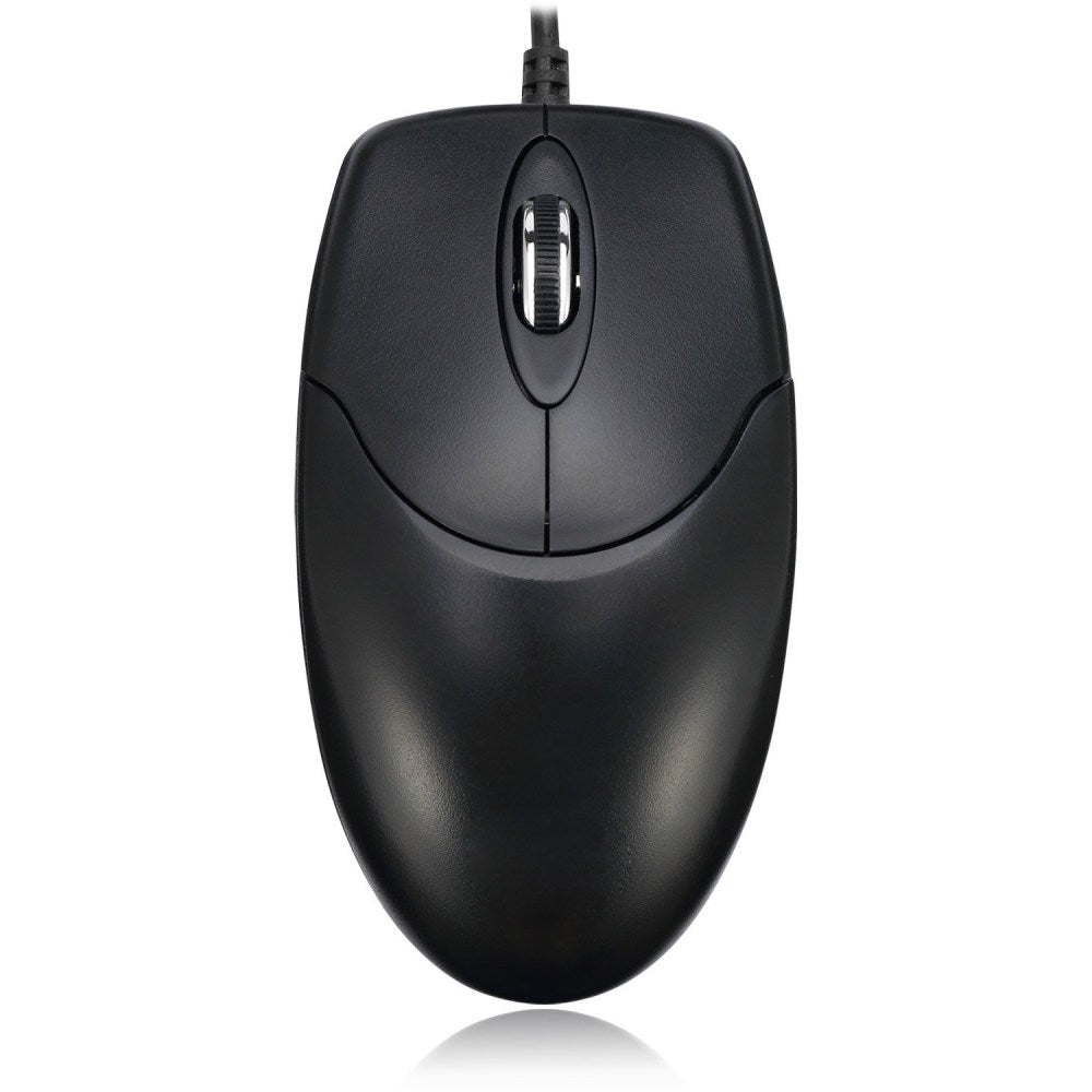 Adesso HC-3003PS PS/2 Optical Mouse, Black