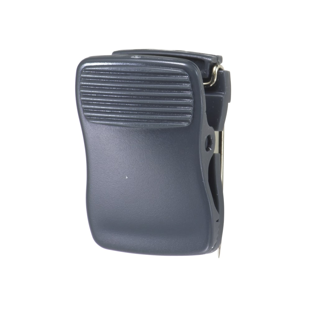 Office Depot Brand 30% Recycled Cubicle Clips, 1 5/16in Wide, Charcoal, Pack Of 24