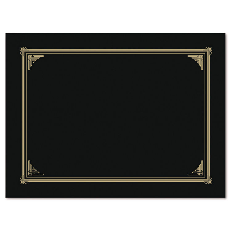 Certificate/Document Cover, 12.5 x 9.75, Metallic Gray, 6/Pack