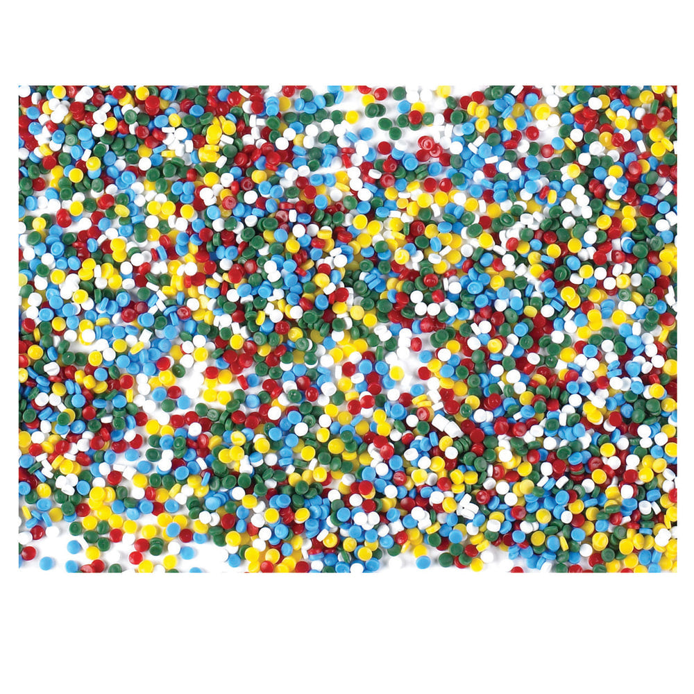 Childrens Factory Kidfetti Polypropylene Plastic Pellets, 10 Lb, Multicolor