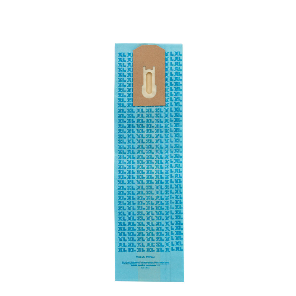 Oreck Commercial Upright Vacuum Disposable Refill Bags, 12 3/4inH x 7inW x 2inD, Blue, Pack Of 9