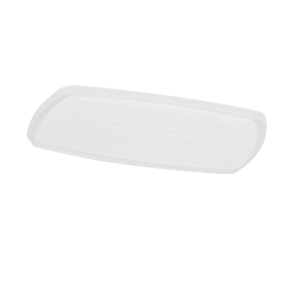 Medline Bedside Service Trays, 6in x 10in, Translucent, Pack Of 100