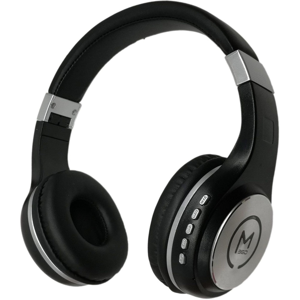 Morpheus 360 SERENITY Wireless Over-the-Ear Headphones, Hi-Fi Stereo, Wireless Headset with Microphone, HP5500B - Stereo - Mini-phone (3.5mm) - Wired/Wireless - Bluetooth - 32 Ohm - 20 Hz - 22 kHz - Over-the-head - Binaural - Circumaural - Black