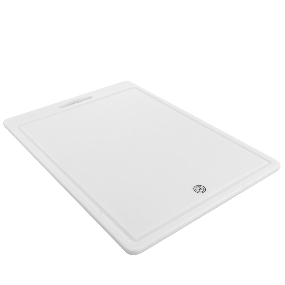 Martha Stewart Plastic Cutting Board, White