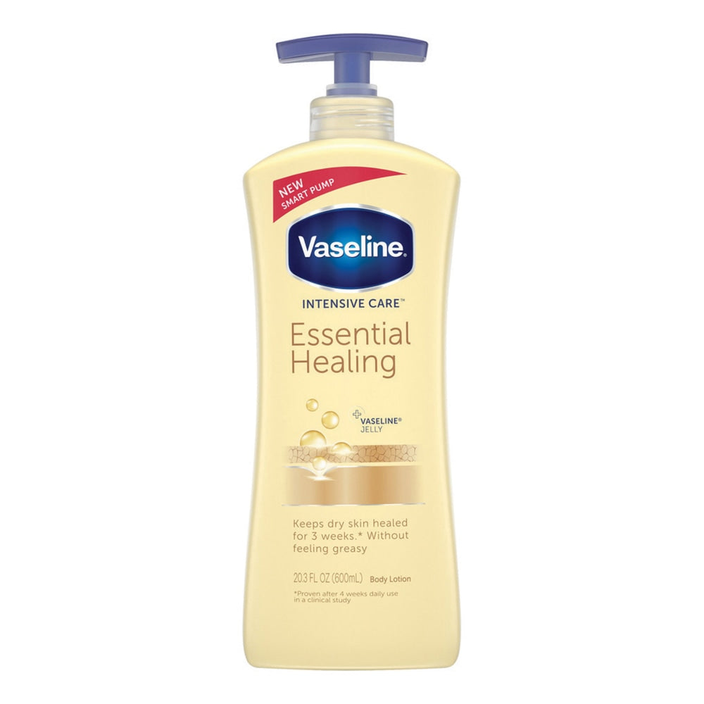 Vaseline Intensive Care Essential Healing Unscented Lotion, 20.3 Oz