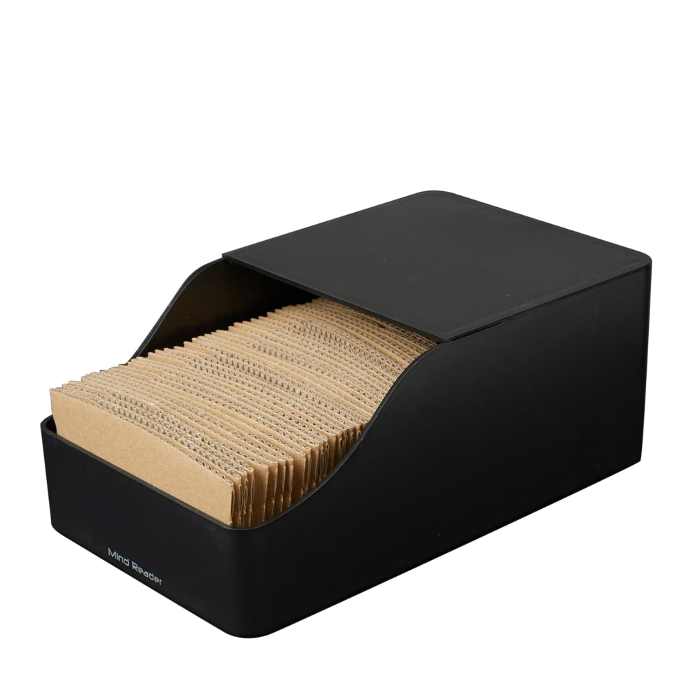 Mind Reader Coffee Sleeve Storage Dispenser, Black