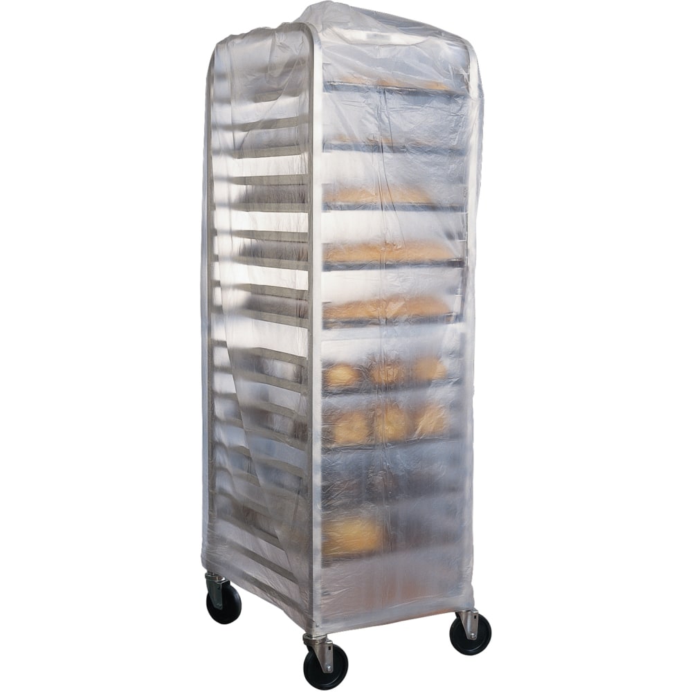 Heritage HDPE Rack Covers, 60inx 83in, Natural, Case Of 50 Covers