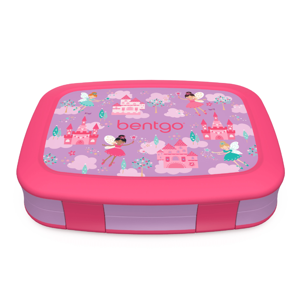 Bentgo Kids Lunch Box, 2inH x 6-1/2inW x 8-1/2inD, Fairies