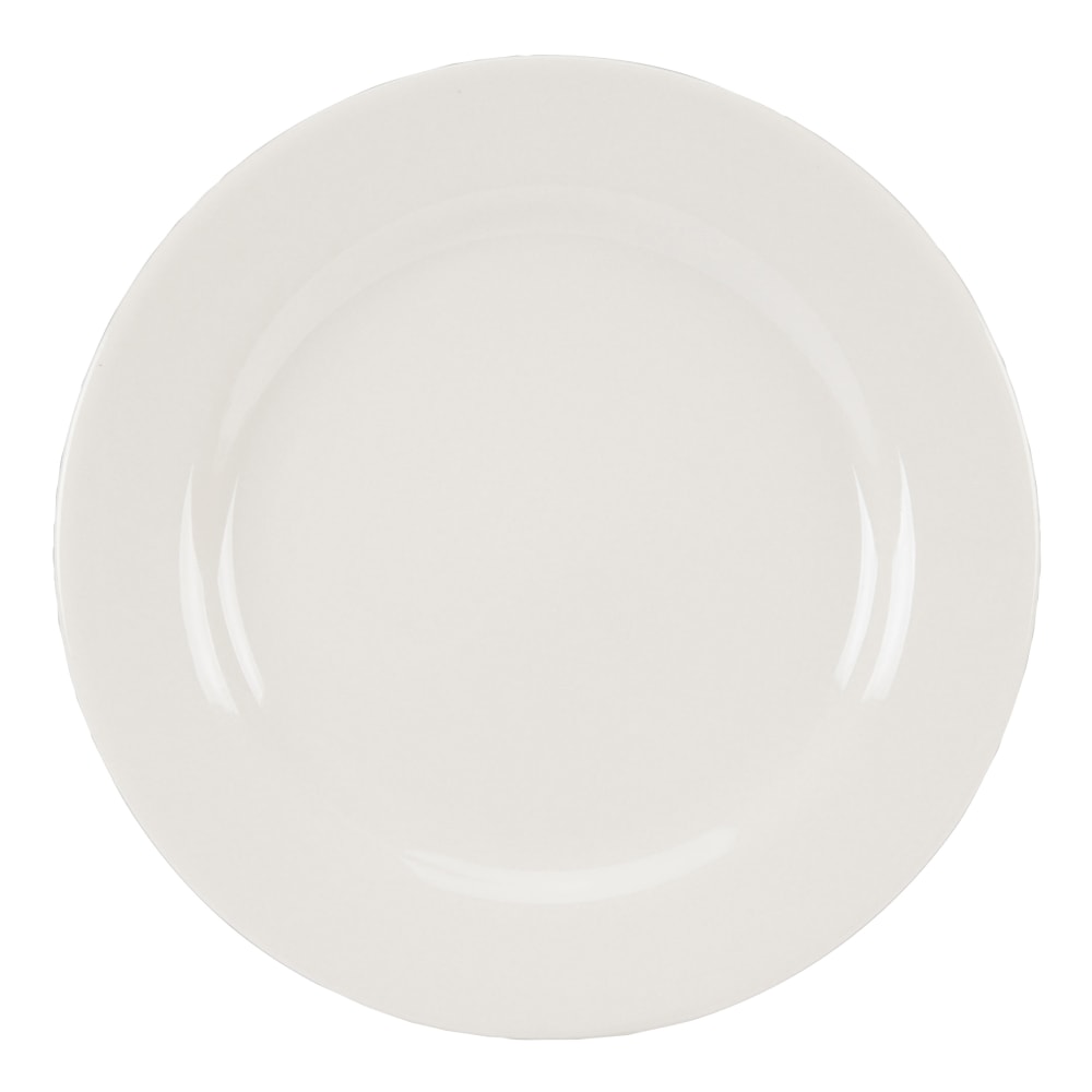 QM Air Force Dinner Plates, 10in, White, Pack Of 24 Plates