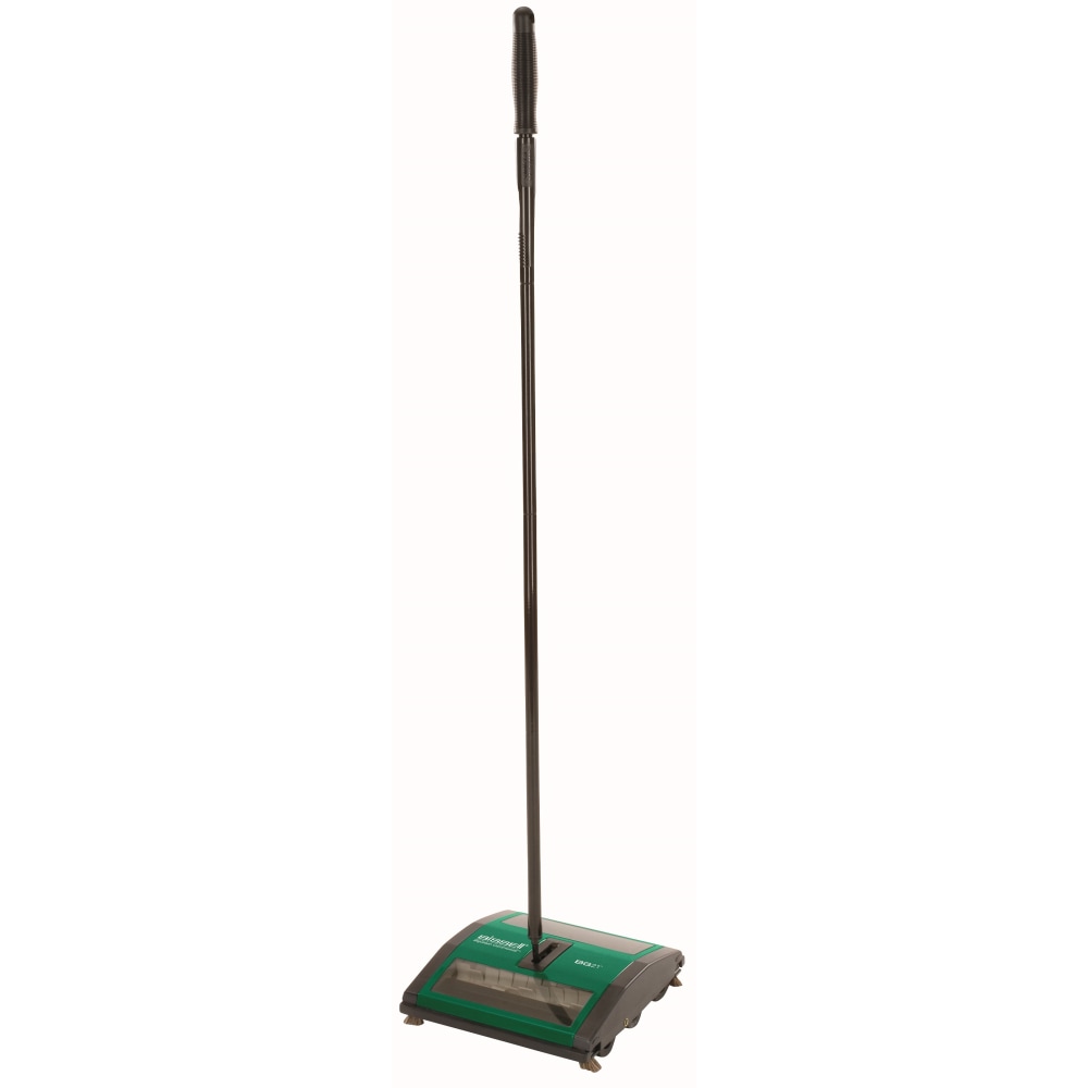 Bissell Commercial Metal Manual Sweeper, 10-1/2inL x 9-1/2inW x 5/8inD, Black