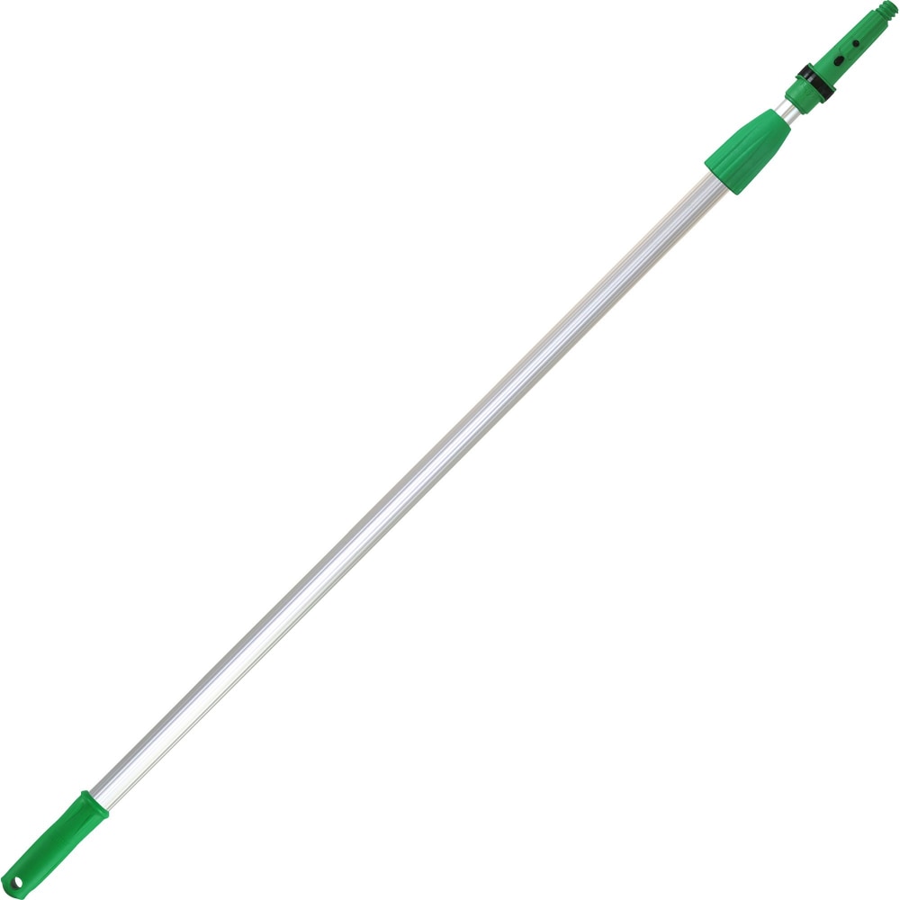 Unger OptiLoc 8ft Telescopic Pole - 96in Length - Green - 10 / Carton