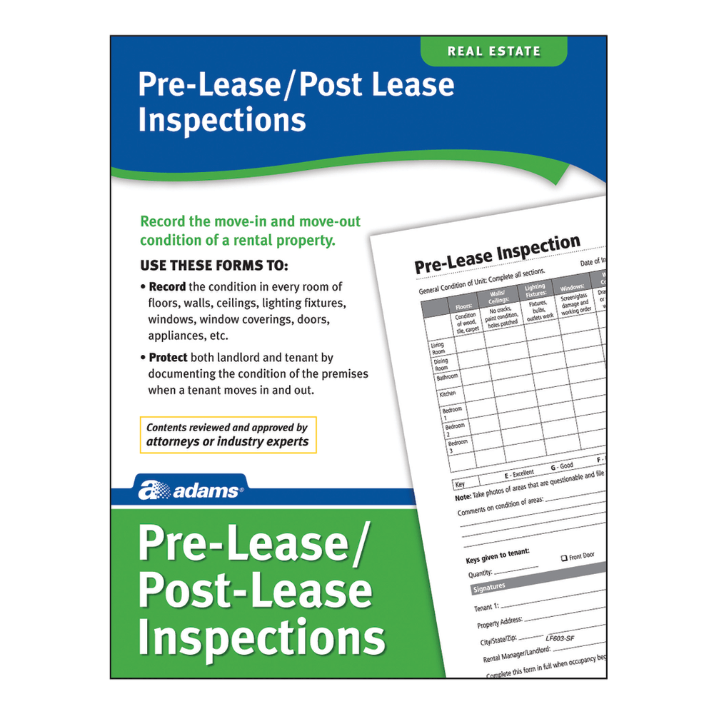 Adams Pre-Lease & Post-Lease Inspections