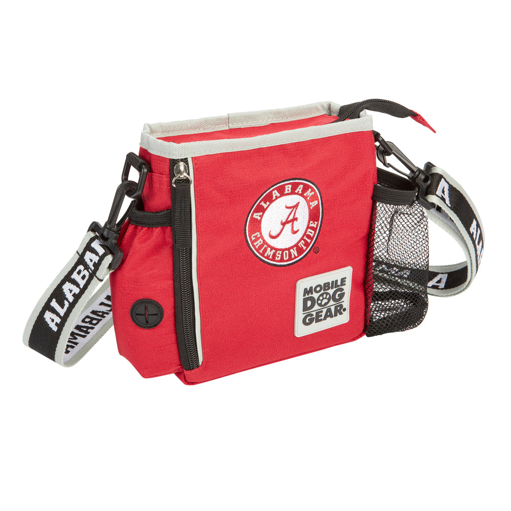 Overland Mobile Dog Gear NCAA Walking Bag, 7-1/2inH x 2inW x 7-1/2inD, Alabama Crimson Tide