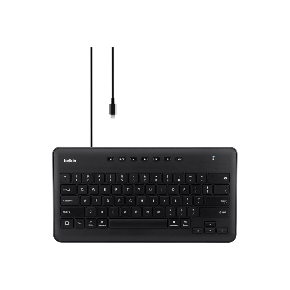 Belkin Secure Wired Keyboard - Keyboard - Apple Lightning connector