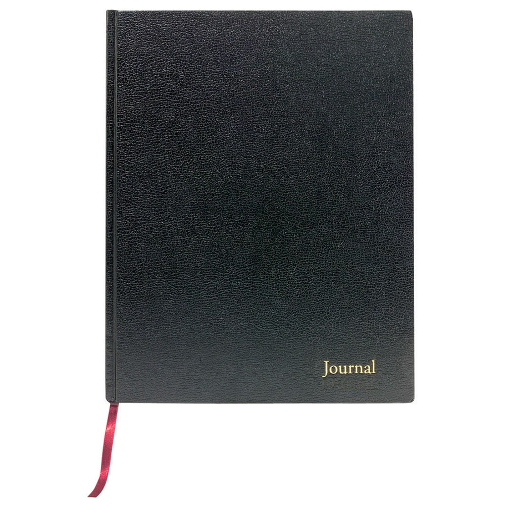TOPS Professional Business Journal With Planning Pages, 8 1/2in x 11in, Legal Ruled, 80 Sheets, Black