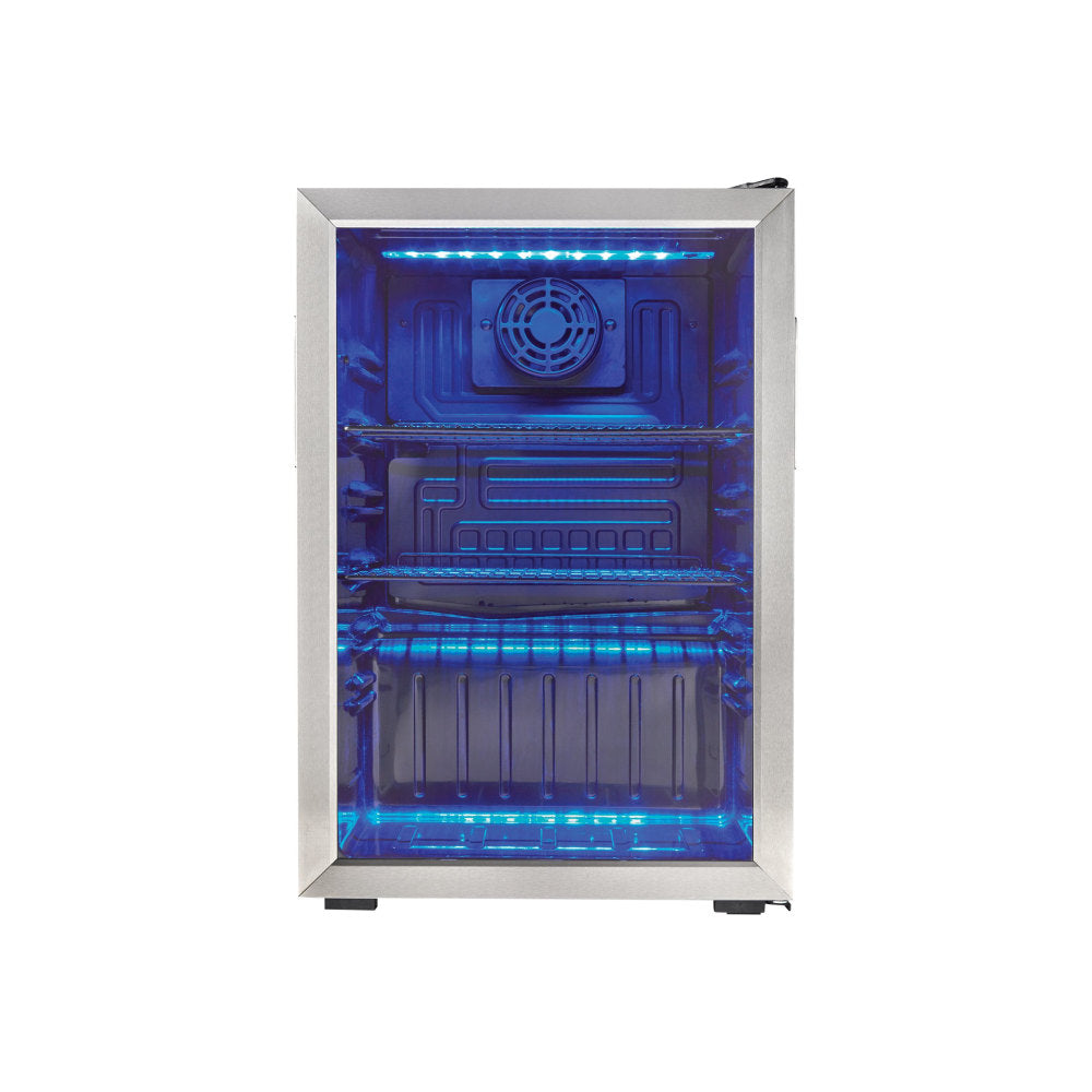 Danby DBC026A1BSSDB - Drinks chiller - width: 17.5 in - depth: 19.7 in - height: 27.1 in - 2.6 cu. ft - stainless steel