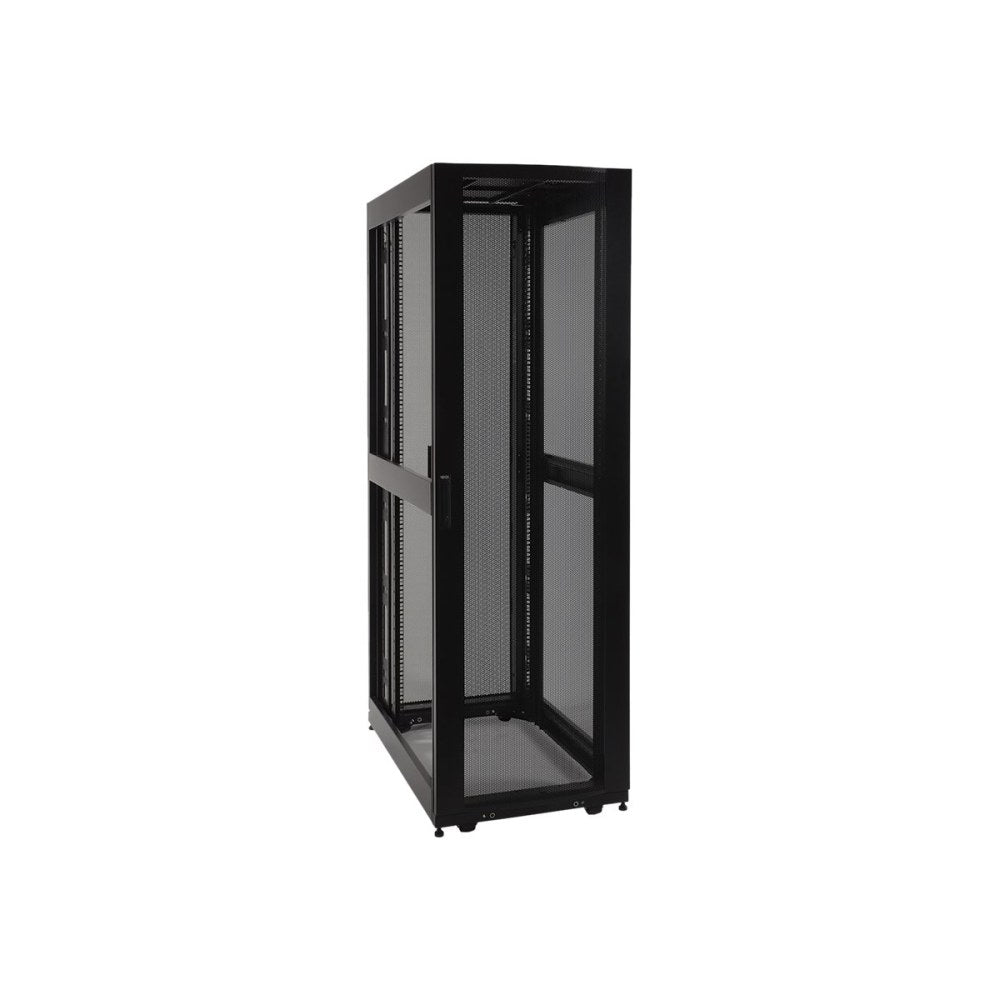 Tripp Lite 45U Rack Enclosure Server Cabinet Doors No Sides 3000lb Capacity - Rack cabinet - black - 45U - 19in