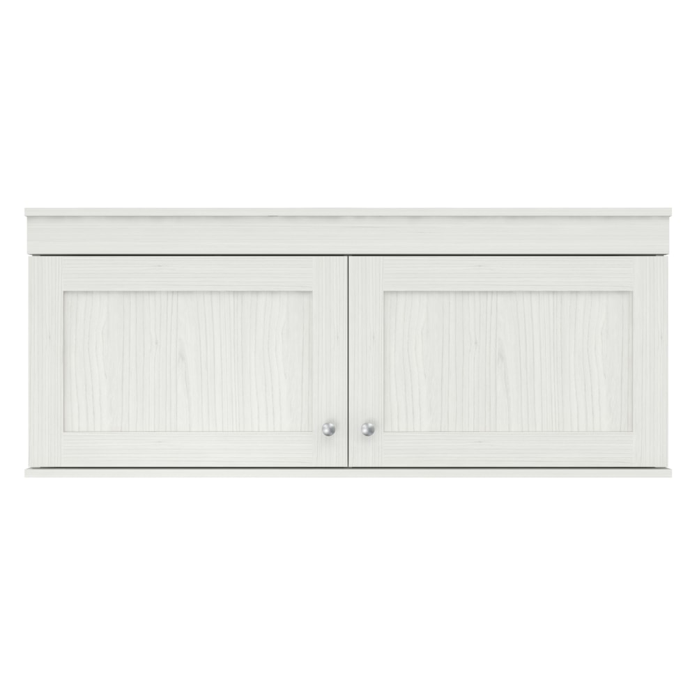 Inval Shaker Style Buffet Cabinet, 19-3/4inH x 47-1/4inW x 13-9/16inD, Washed Oak