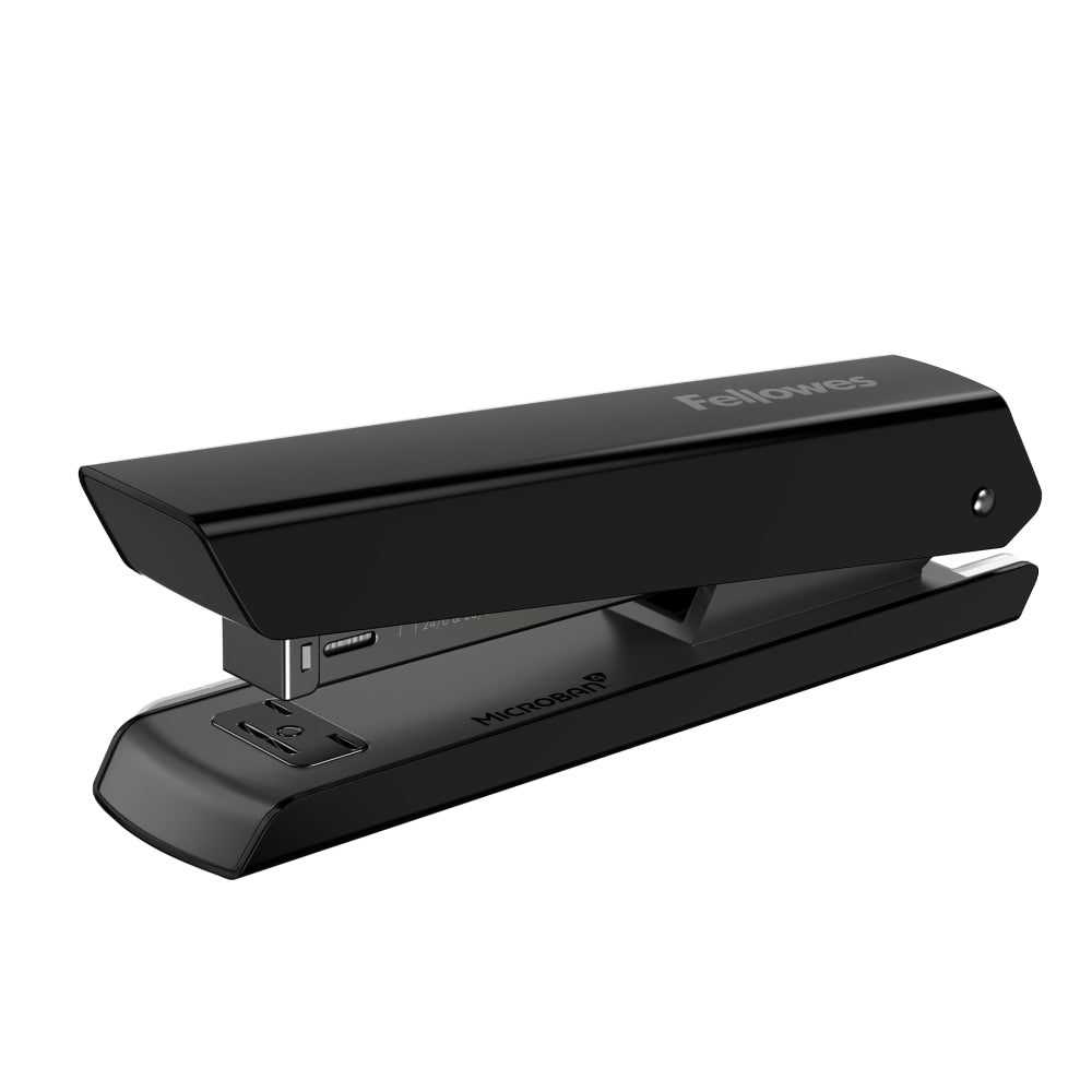 Fellowes LX820 Classic Full-Size Desktop Stapler with Anti-microbial Technology, 20-Sheet Capacity, Black
