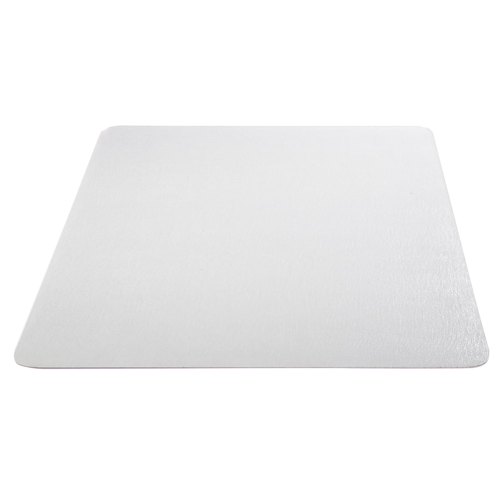 Deflecto SuperMat+ Anti-Microbial Hard Floor Chair Mat, 45in x 53in, Clear