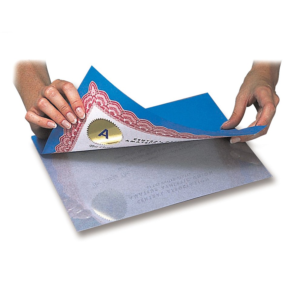 C-Line Cleer-Adheer Laminating Sheets, 9in x 12in, Box Of 50
