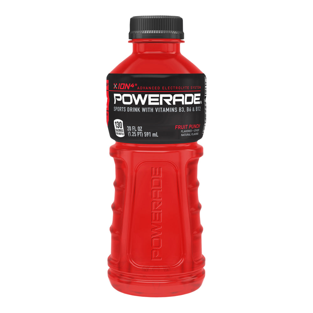 Powerade Liquid Hydration Energy Drink, Fruit Punch, 20 Oz