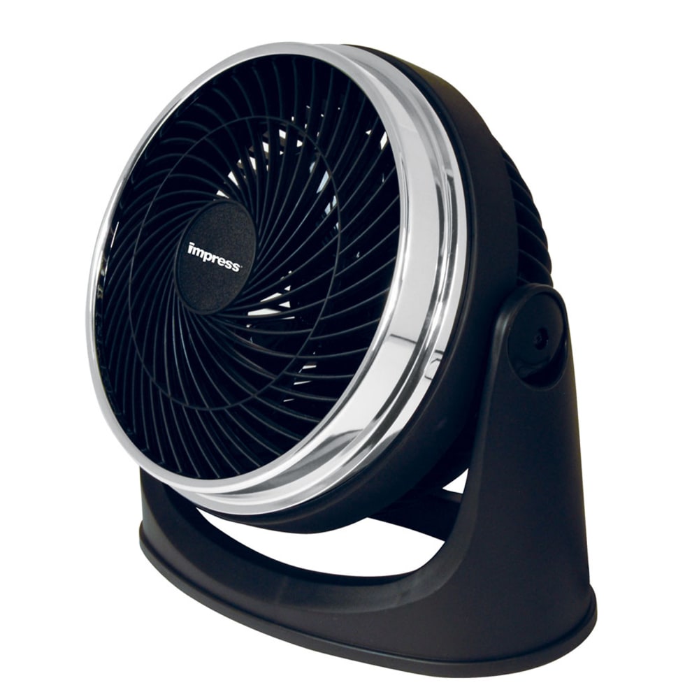 Impress 3-Speed Ultra-Velocity Fan, 10inH x 8inW x 9inD, Black