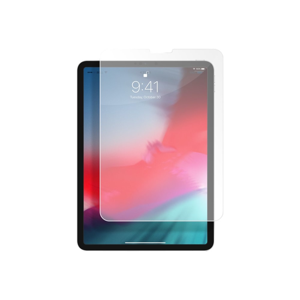Compulocks Double Glass Screen Protector Transparent - For 10.2inLCD iPad (2019) - Tempered Glass, Armored Glass - Transparent