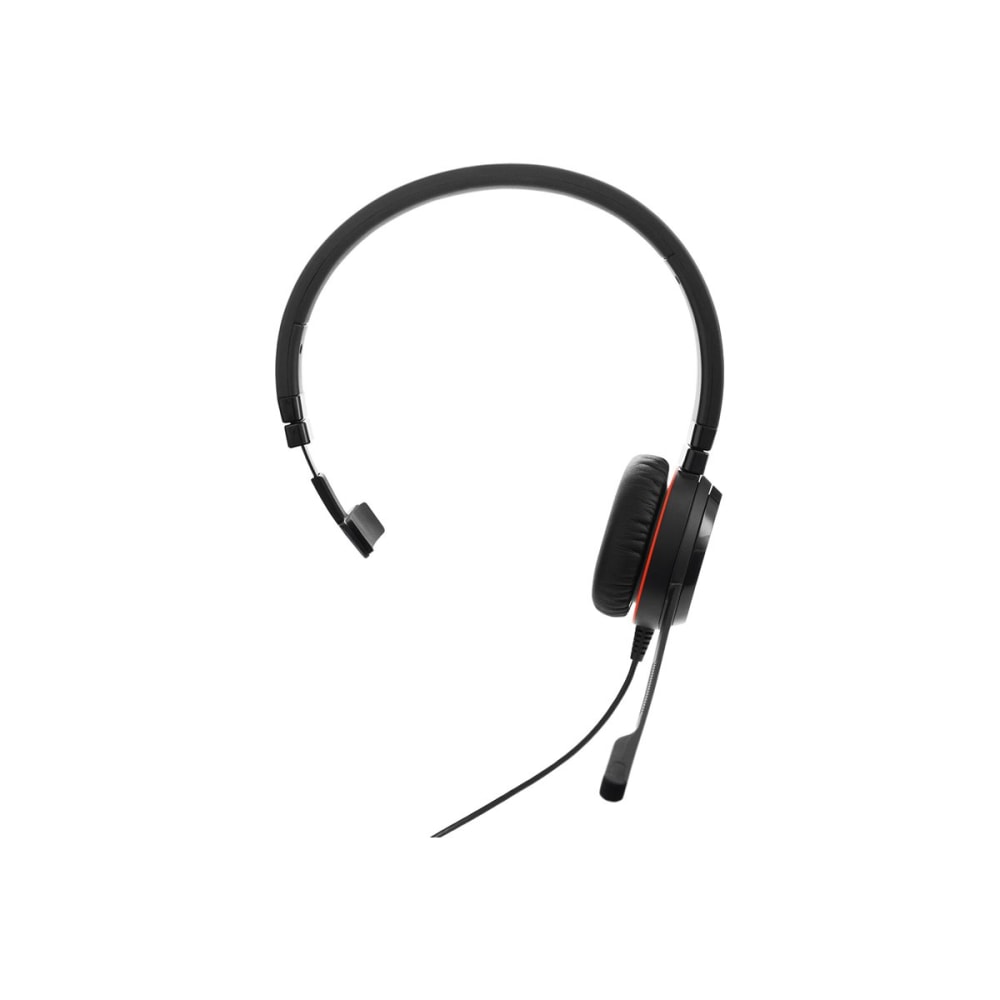 Jabra EVOLVE 30 II MS Mono Headset - Mono - Mini-phone (3.5mm) - Wired - Over-the-head - Monaural - Supra-aural - Noise Canceling