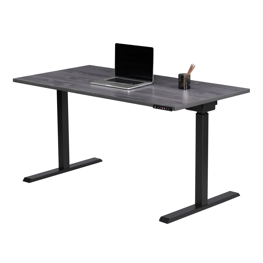 Realspace Magellan Performance Electric 60inW Height-Adjustable Standing Desk, Gray