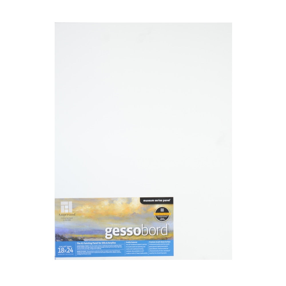 Ampersand Gessobord, 18in x 24in, 1/8in, White