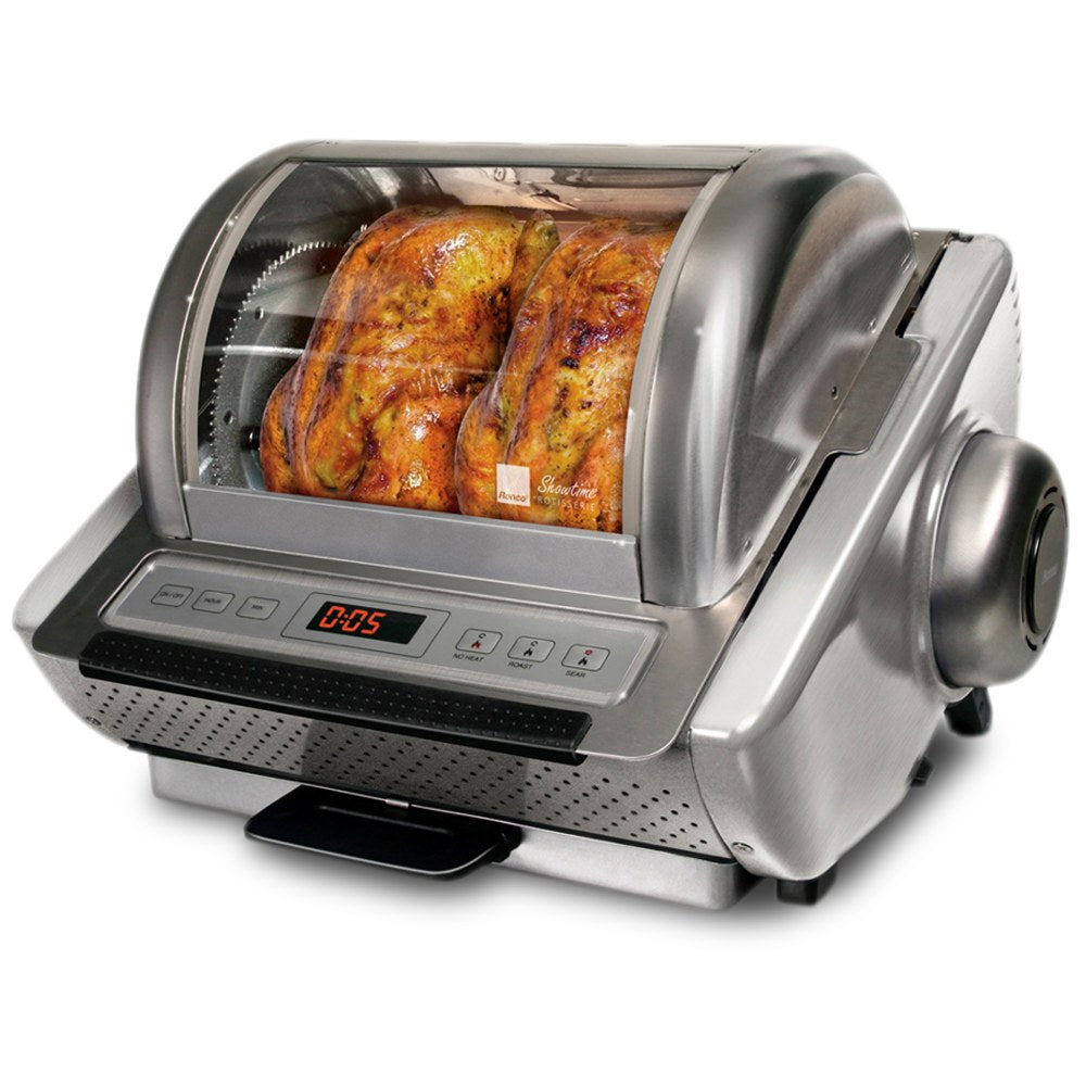 Ronco EZ-Store Rotisserie Oven, Silver