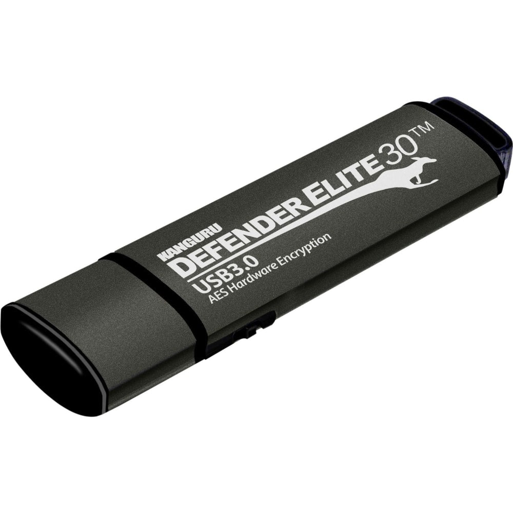 Kanguru Defender Elite30  Hardware Encrypted Secure SuperSpeed USB 3.0 Flash Drive, 32GB