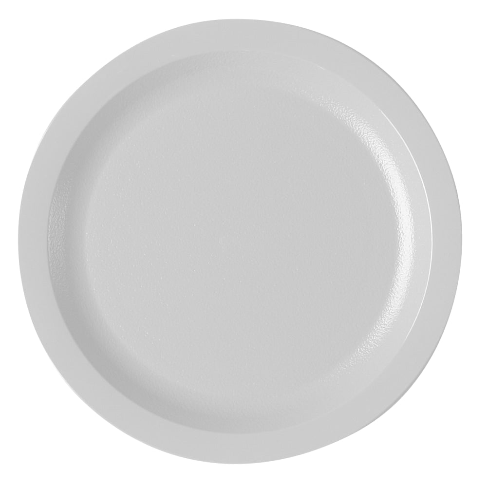 Cambro Camwear Round Dinnerware Plates, 7-1/4in, White, Pack Of 48 Plates