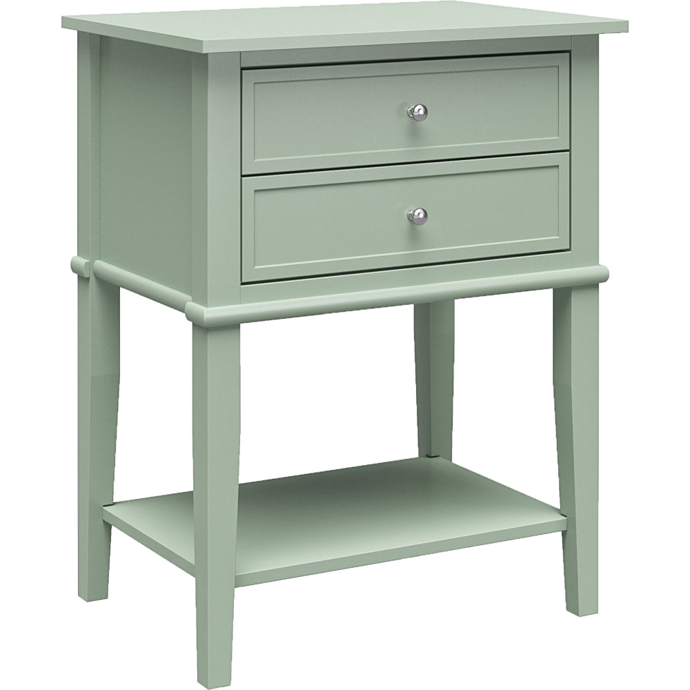 Ameriwood Home Franklin Accent Table, 28inH x 22inW x 15-1/2inD, Green