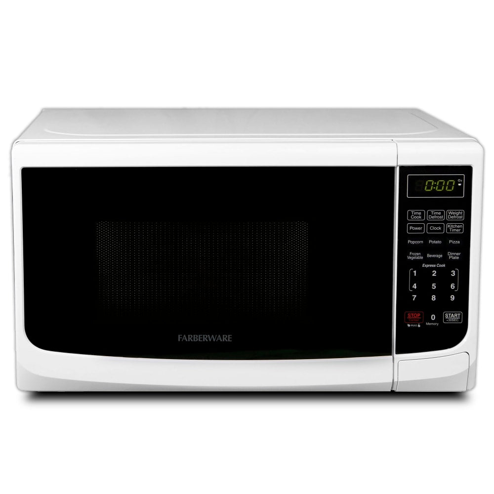 Farberware Classic 0.7 Cu Ft Countertop Microwave, White