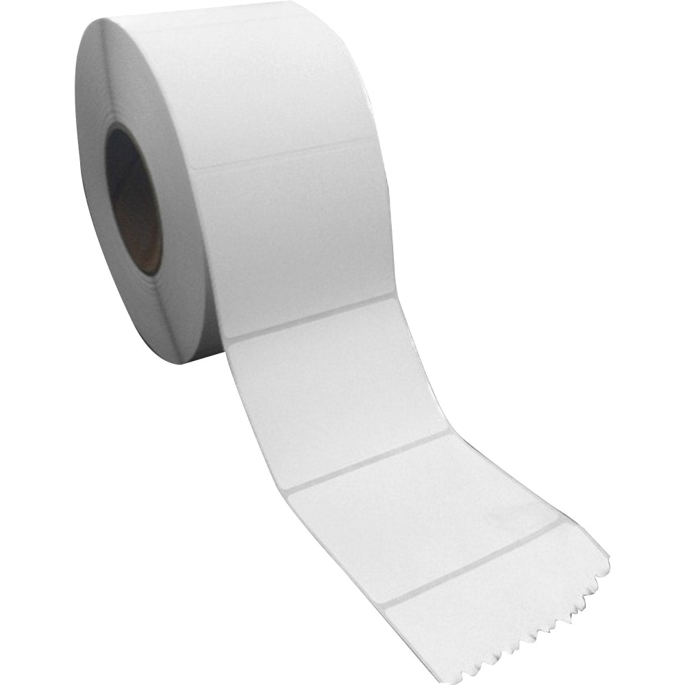 Sparco Direct Thermal Labels, SPR74989, Rectangle, 4inW x 3inL, White, Box Of 7,600