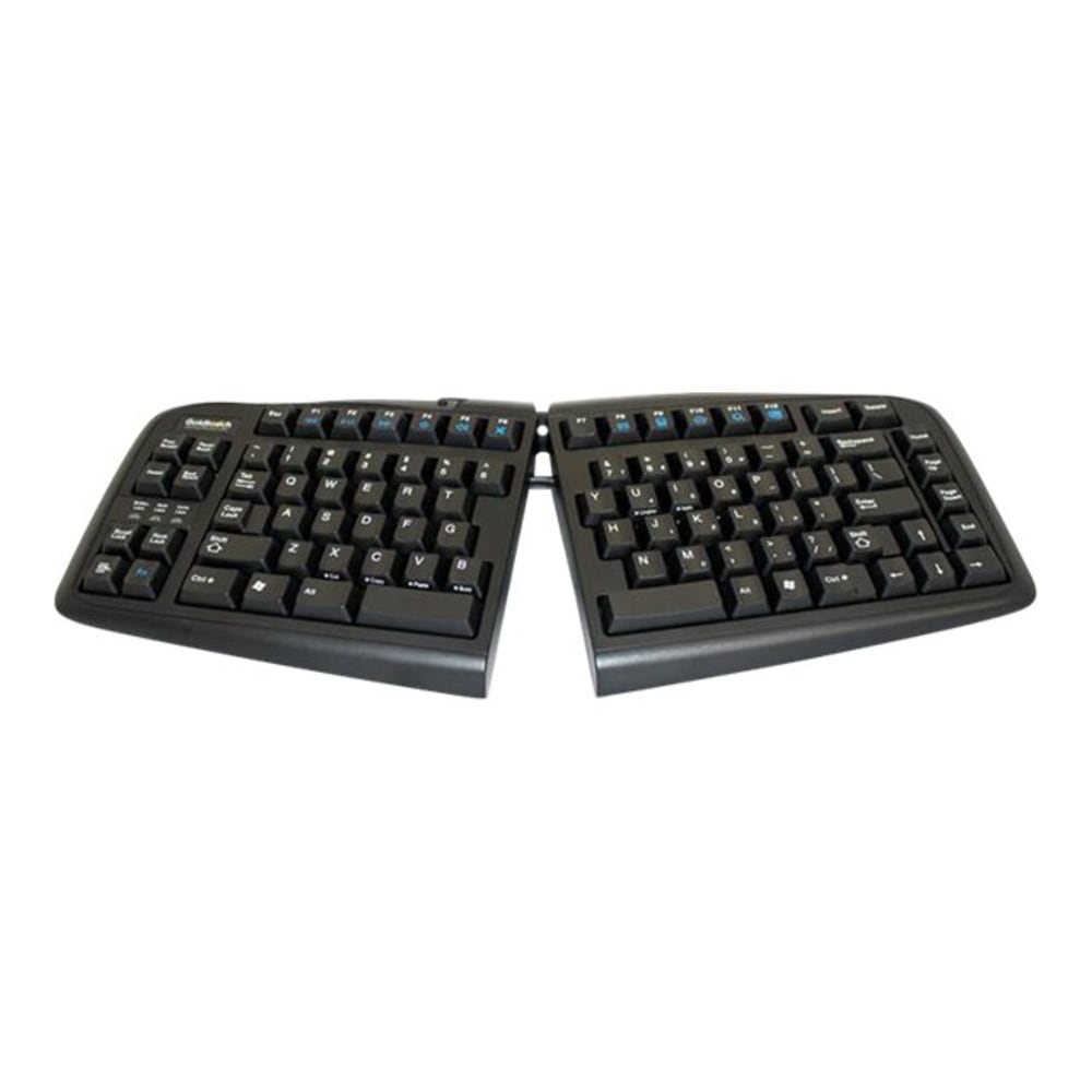 Goldtouch V2 USB Wired Ergonomic Split Keyboard, Black