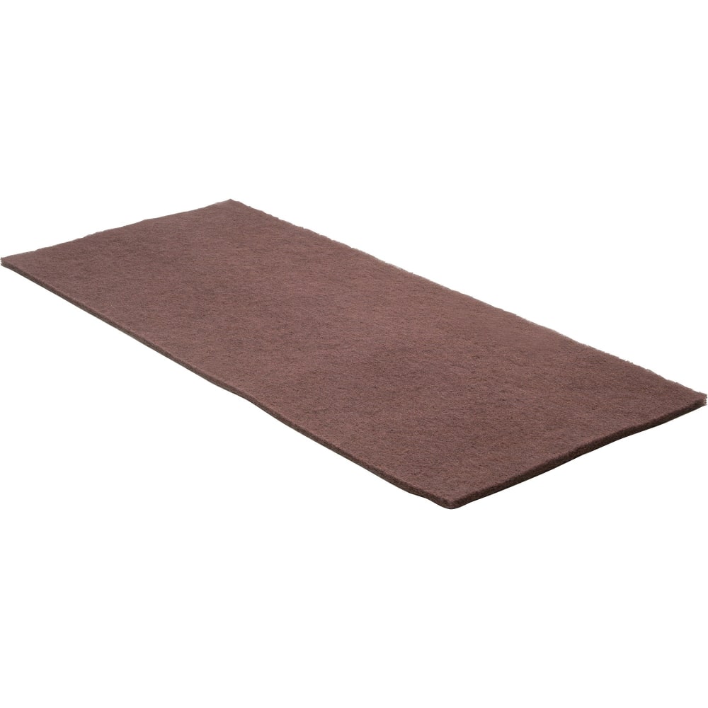 SKILCRAFT Floor Finish Surface Prep Pads - 10/Box - Rectangle - 14in Width - Scrubbing, Floor - Wood, Marble, Vinyl, Marble, Concrete, Terrazzo Floor - Long Lasting - Maroon