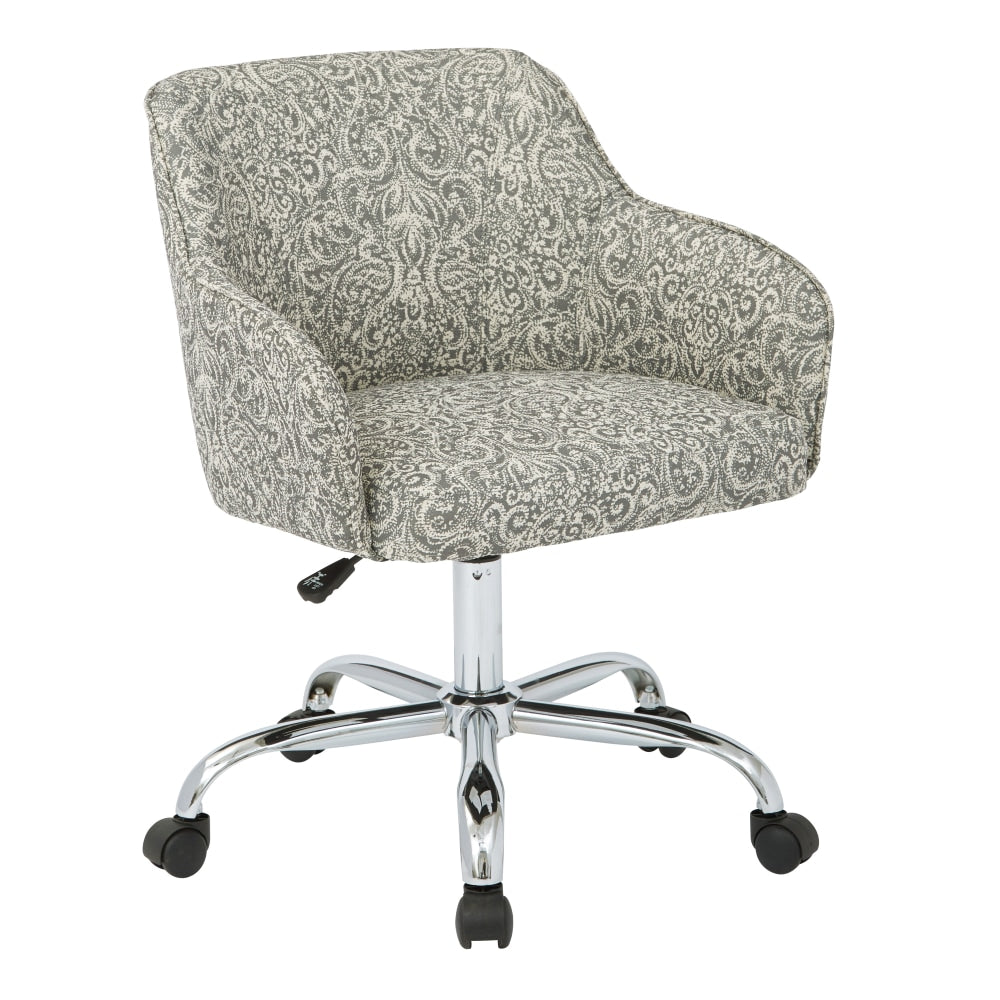 Office Star Avenue Six Bristol Task Chair, Mesh, Veranda Pewter/Silver