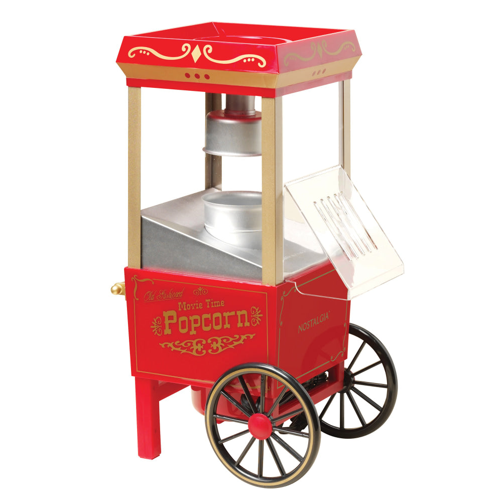 Nostalgia 12-Cup Hot Air Popcorn Maker, Red